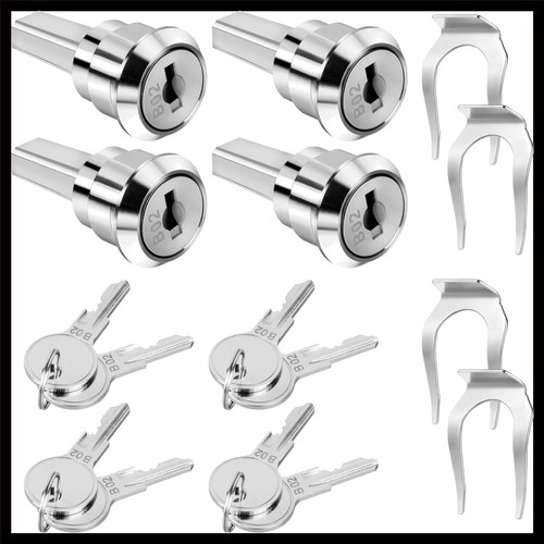 Silver stainless toolbox - toolbox, lock